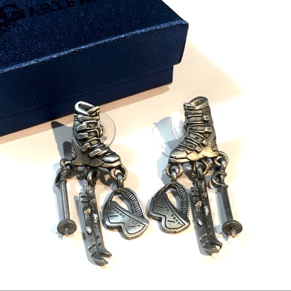Best Gift Earrings Jewelry for Ski Lovers - Picture 3 of 4